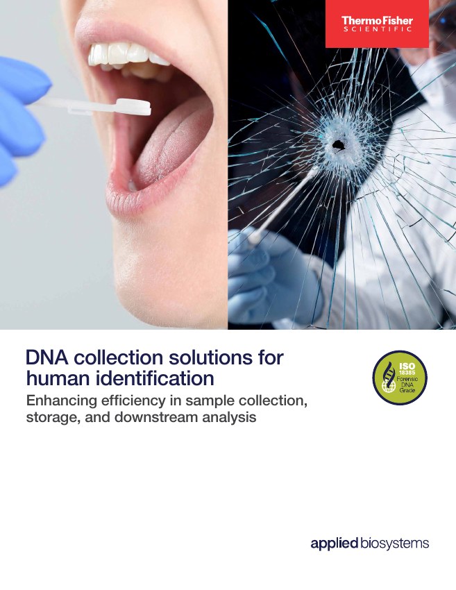 Brochure cover: DNA collection solutions brochure
